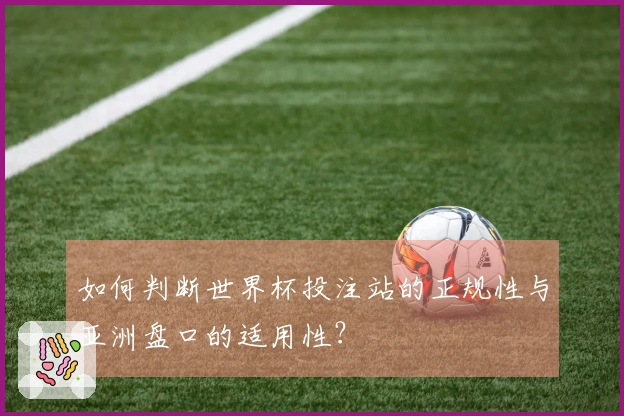 如何判断世界杯投注站的正规性与亚洲盘口的适用性？