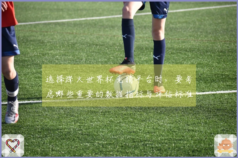 选择烽火世界杯竞猜平台时，要考虑哪些重要的数据指标与评估标准？