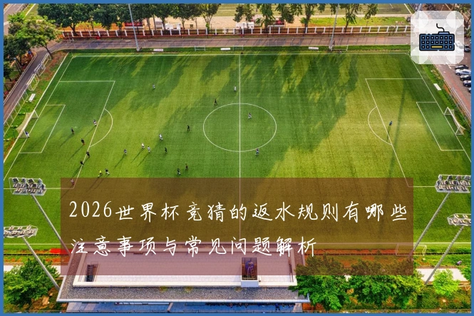2026世界杯竞猜的返水规则有哪些注意事项与常见问题解析
