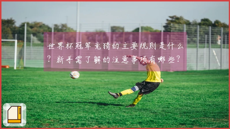 世界杯冠军竞猜的主要规则是什么？新手需了解的注意事项有哪些？